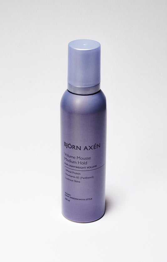 A mousse for volume and medium hold